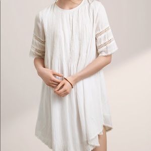 White Aritzia Wilfred Dress